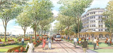 Mở rộng khu trung tâm về phía sông Sài Gòn