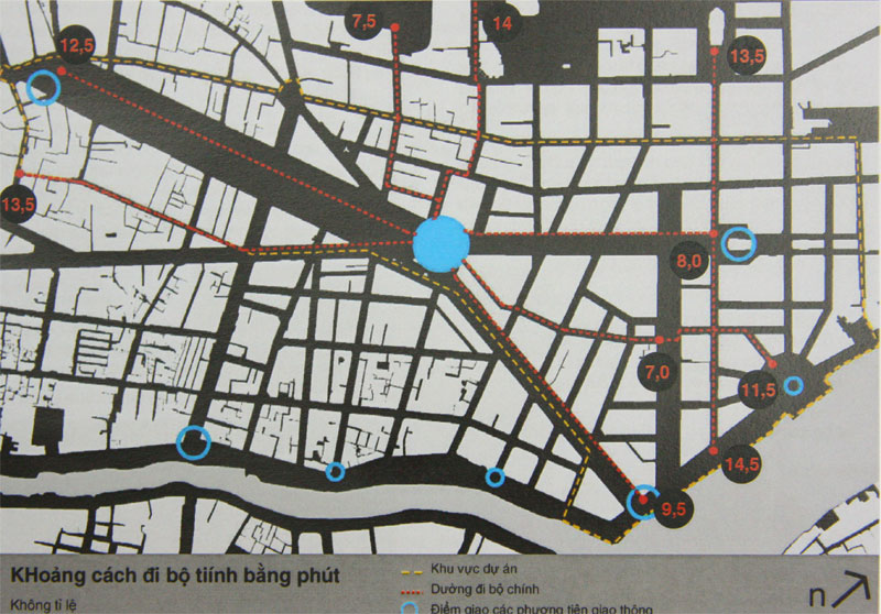  Ý tưởng "thiết kế Giải pháp cảnh quan và bố trí không gian Khu phố đi bộ trong khu vực Trung tâm TP.HCM" được các chuyên gia đánh giá cao