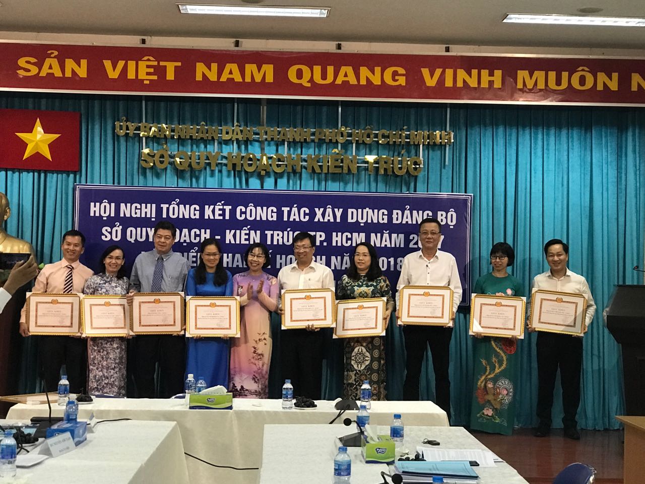 Hội nghị tổng kết công tác xây dựng Đảng năm 2017 của Đảng bộ Sở Quy hoạch – Kiến trúc TP.HCM