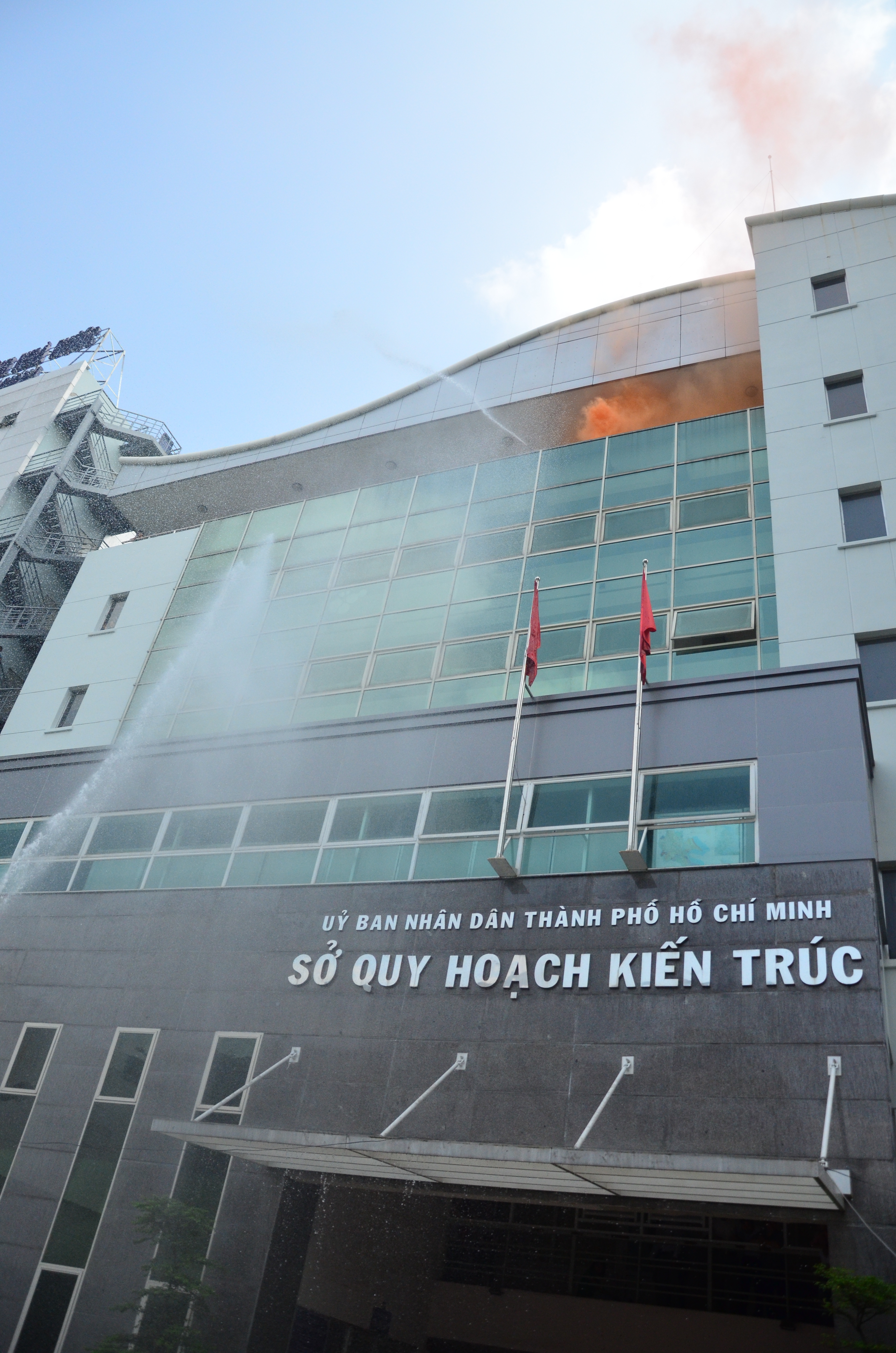 Diễn tập phương án chữa cháy, cứu hộ cứu nạn năm 2013