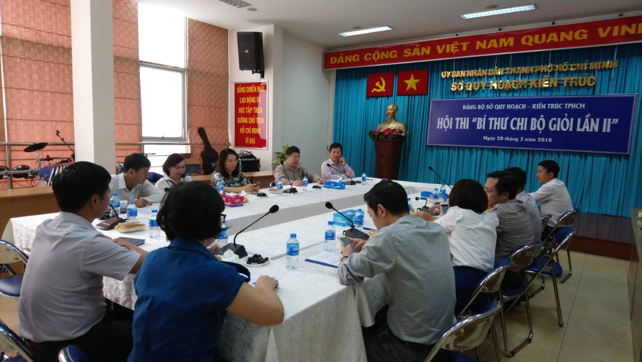 Hội thi “Bí thư Chi bộ giỏi lần II” tại Đảng bộ Sở Quy hoạch – Kiến trúc