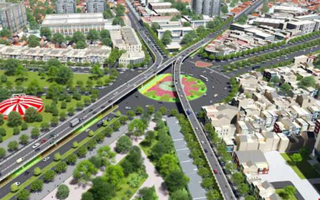 Làm hai cầu vượt thép để giảm ùn tắc cho khu sân bay