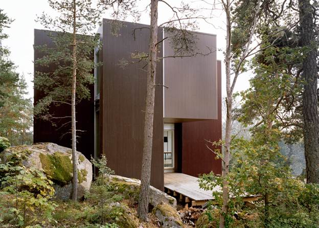  Ngôi biệt thự độc đáo nằm giữa rừng tại Thụy Điển