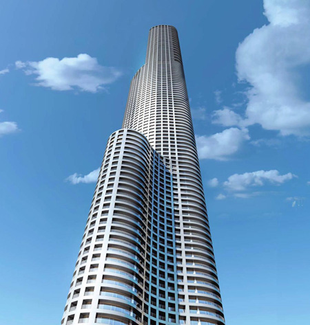 Tòa chung cư cao nhất thế giới sẽ có 117 tầng