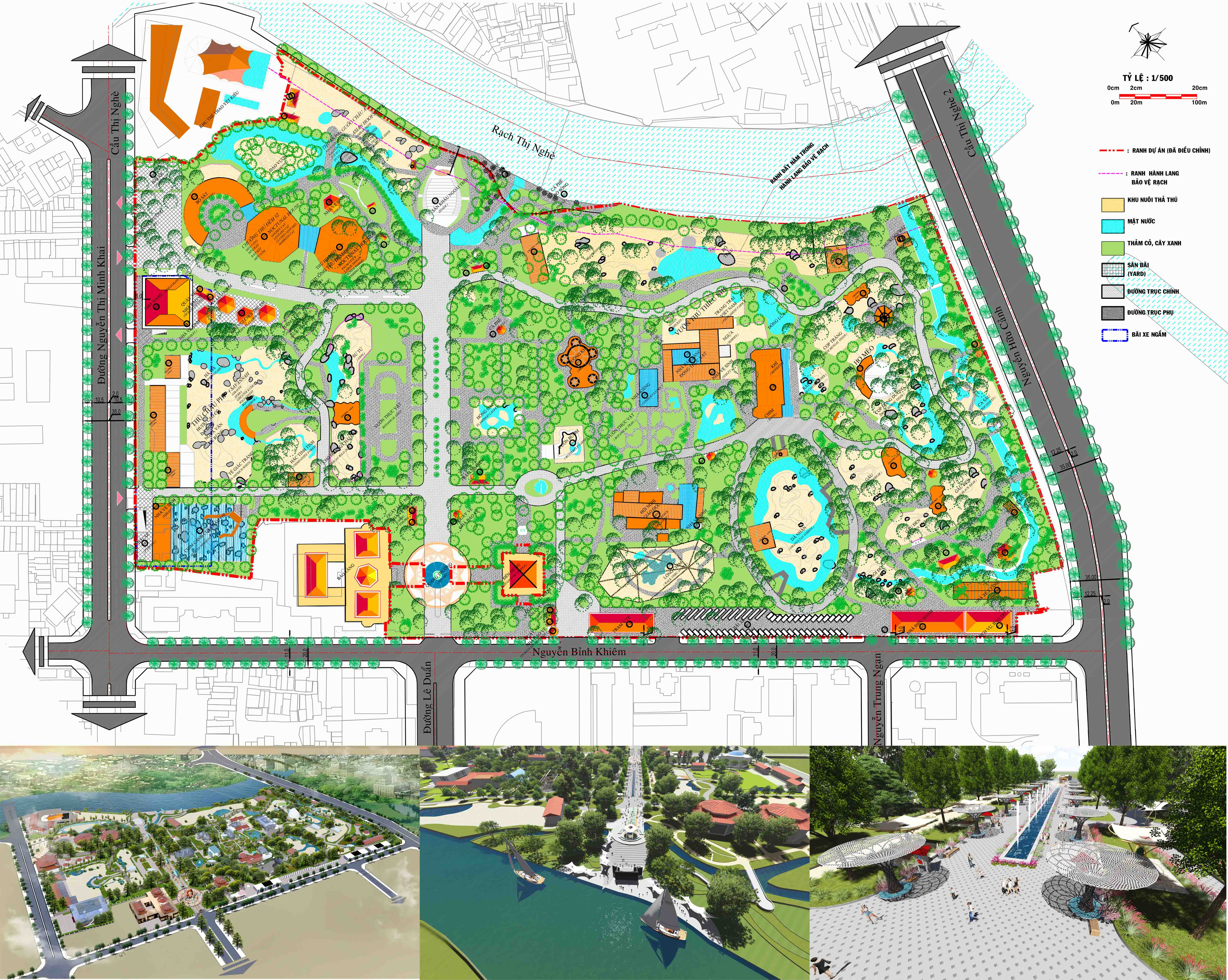 Đồ án điều chỉnh quy hoạch đang được áp dụng tại TP. HCM để tạo ra một hệ thống công viên đô thị mới. Công viên của thành phố đã được cải tạo lại, với nhiều khu vực khác nhau. Hãy đến các khu vực khác nhau của đô thị để trải nghiệm các khu vực xanh tươi mới.