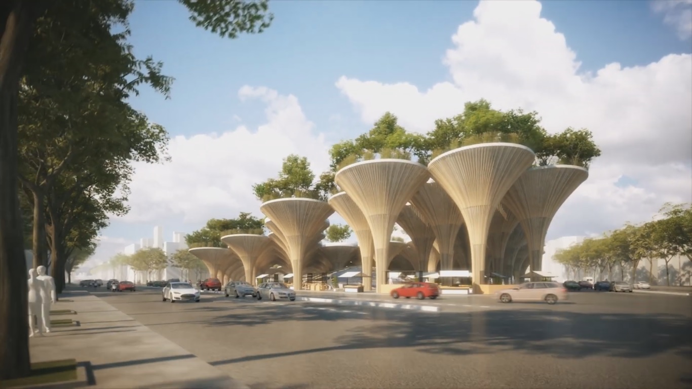 Cuộc thi  tuyển ý tưởng QHCT TL 1/500 Khu vực Công viên 23-9 (năm 2019) - Phương án giải III - công ty thiết kế kiến trúc và cảnh quan Debarre Duplantier