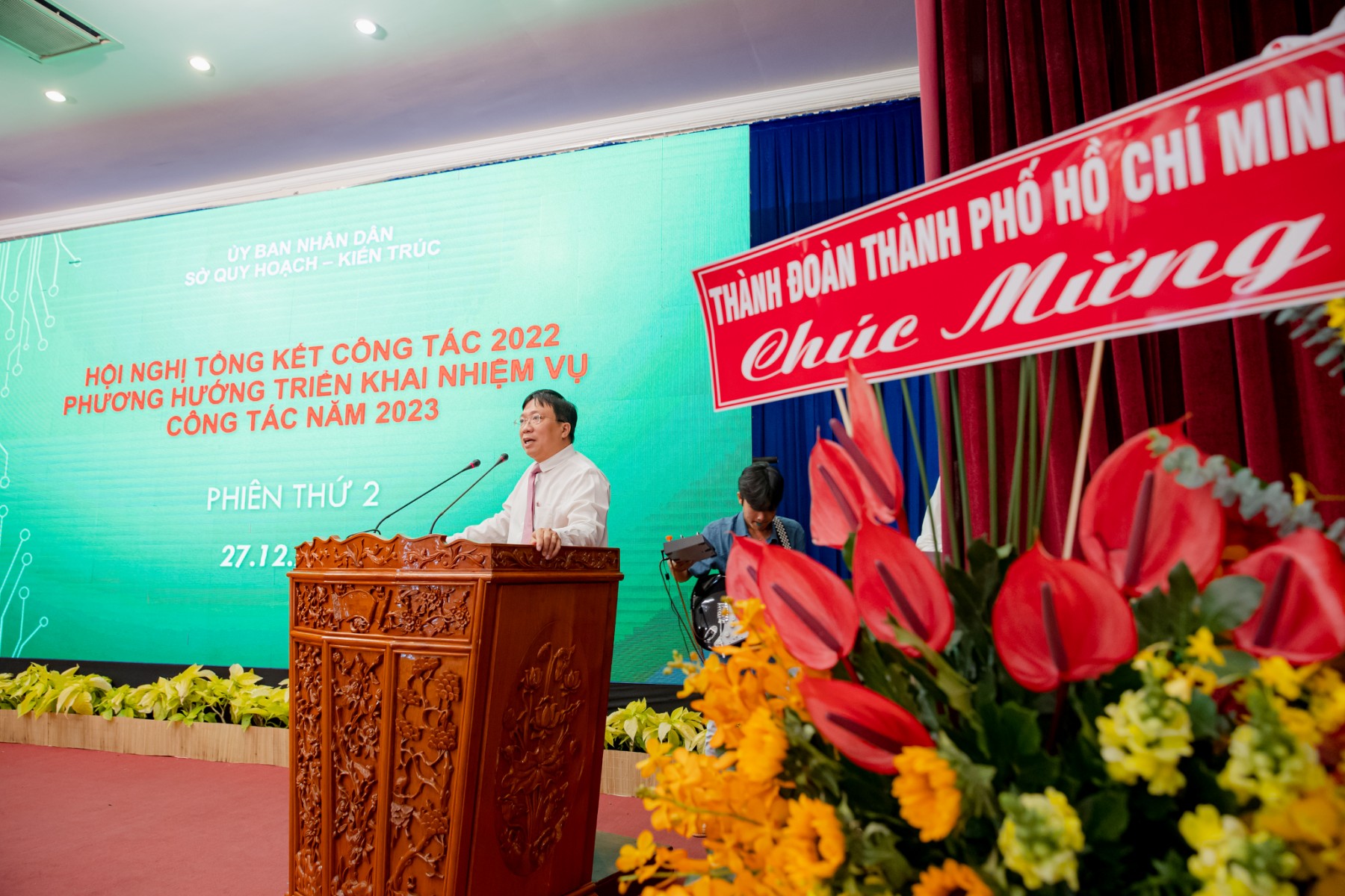 HỘI NGHỊ TỔNG KẾT CÔNG TÁC NĂM 2022 VÀ LỄ KỈ NIỆM 20 NĂM THÀNH LẬP SỞ QH-KT