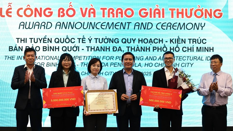 TP. HCM: Trao giải cuộc thi tuyển quốc tế Ý tưởng Quy hoạch - Kiến trúc bán đảo Bình Quới - Thanh Đa