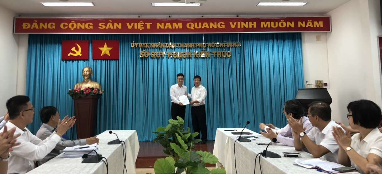 Bổ nhiệm đồng chí Bí thư Đoàn Sở Quy hoạch - Kiến trúc giữ chức vụ Phó Giám đốc Trung tâm Thông tin quy hoạch TP.HCM