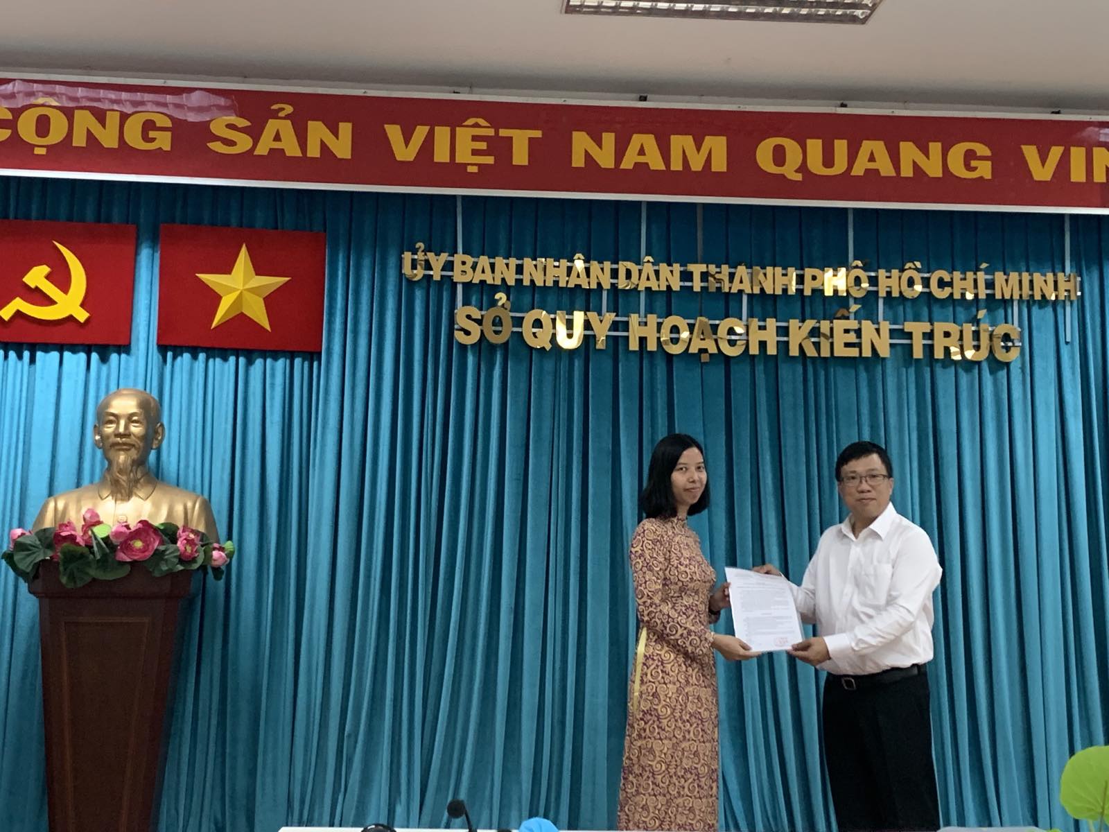 Sở Quy hoạch - Kiến trúc bổ nhiệm công chức lãnh đạo, quản lý