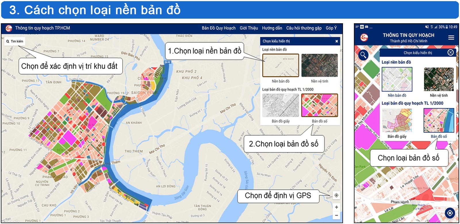 Lễ ra mắt ứng dụng Thông tin Quy hoạch Thành phố Hồ Chí Minh